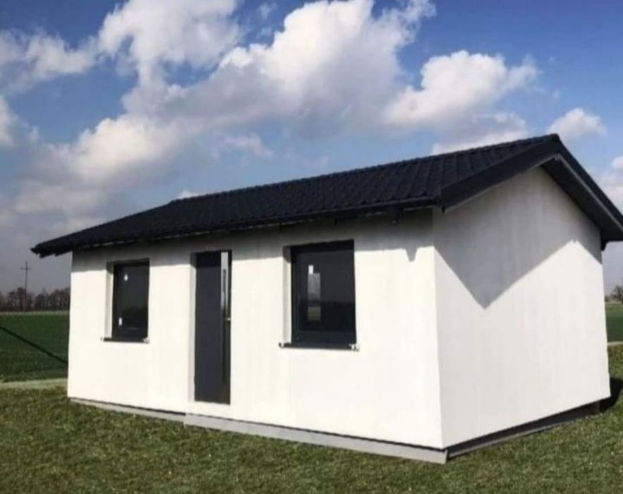 Casa modulare pe structură metalică din tevi metalice și profile