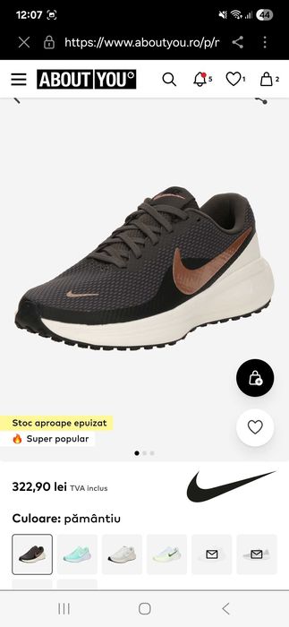 Adidași Nike o purtare ,nr 38