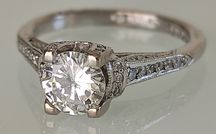 Inel logodna "Tacori" aur 18k cu diamante 1.07ct