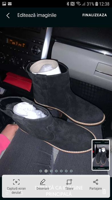 Ghete dama piele naturala