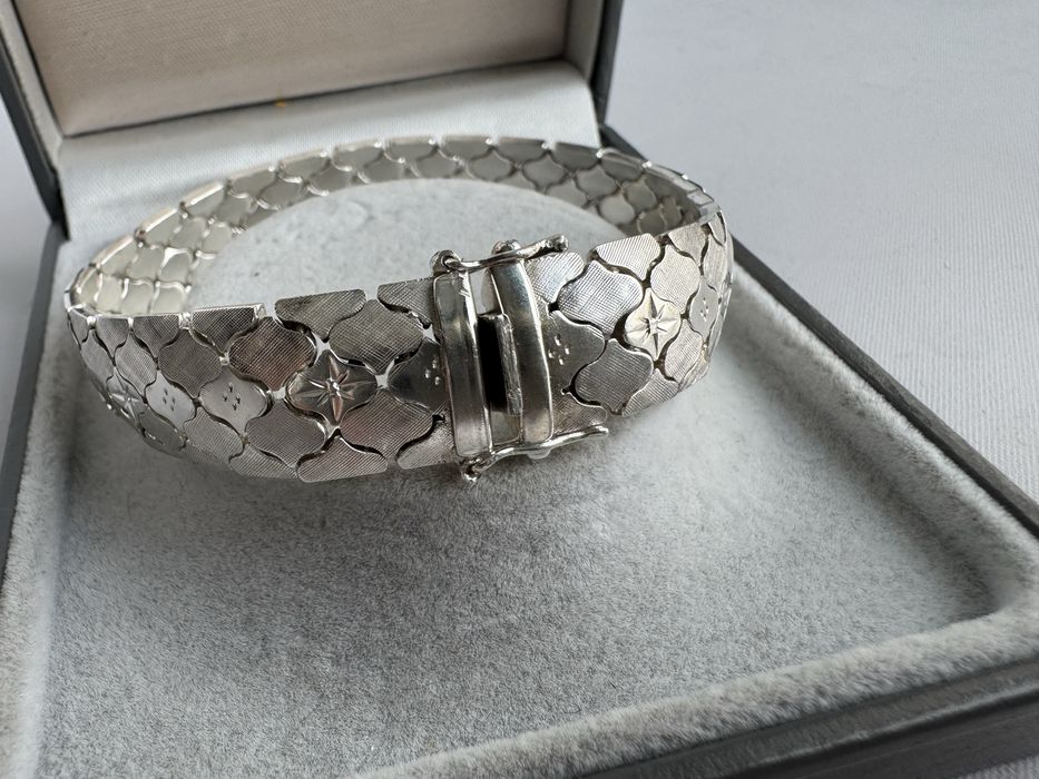 Bratara din argint rodiat