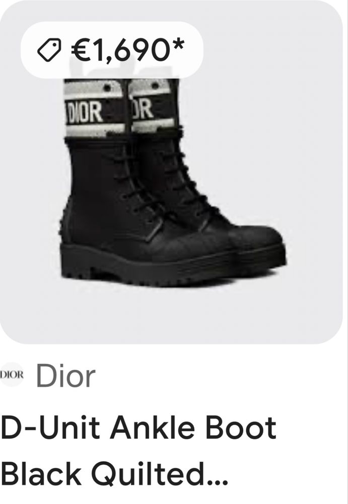 Bocanci Dior autentice
