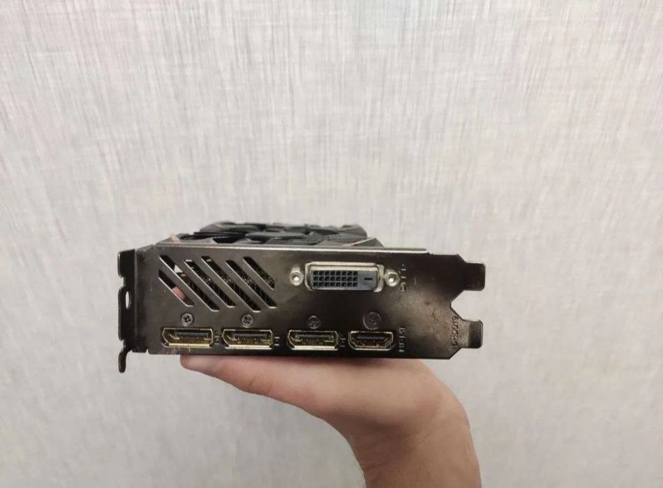 Видеокарта RX480 4GB gigabite В отличном состоянии