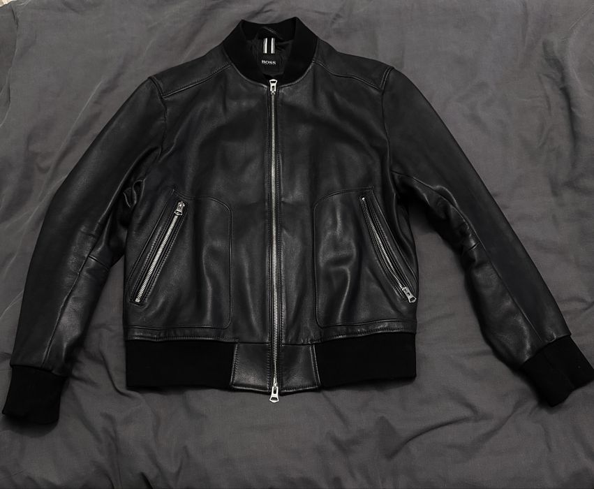 Geaca Hugo Boss piele originala