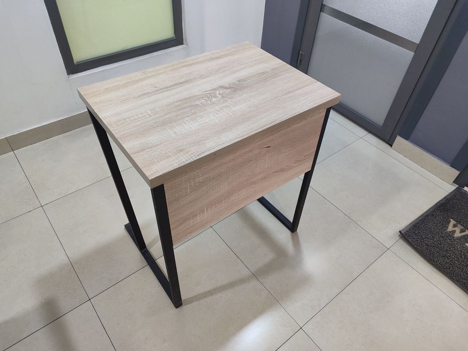 Loft 1 kishilik parta 70x50 ofis va o'quv markazi uchun stol офисный