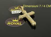 Bijuteria ROYAL : Pandantiv Cruce AUR 14K / 10.11 GR