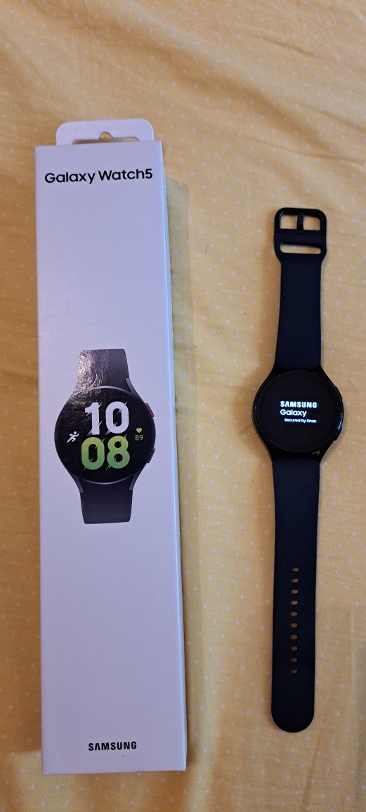 Ceas smartwatch Samsung Galaxy Watch5, 44mm, LTE, Negru