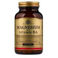 Magnesium  Vitamin B6, 250 Tablets Solgar Магне Б6 США