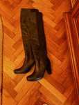 Cizme lungi, piele naturală