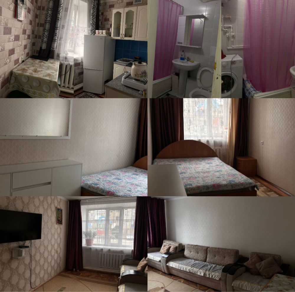 Сдается 1 комн, 2 комн, 3 комн кв в центре Бурабай