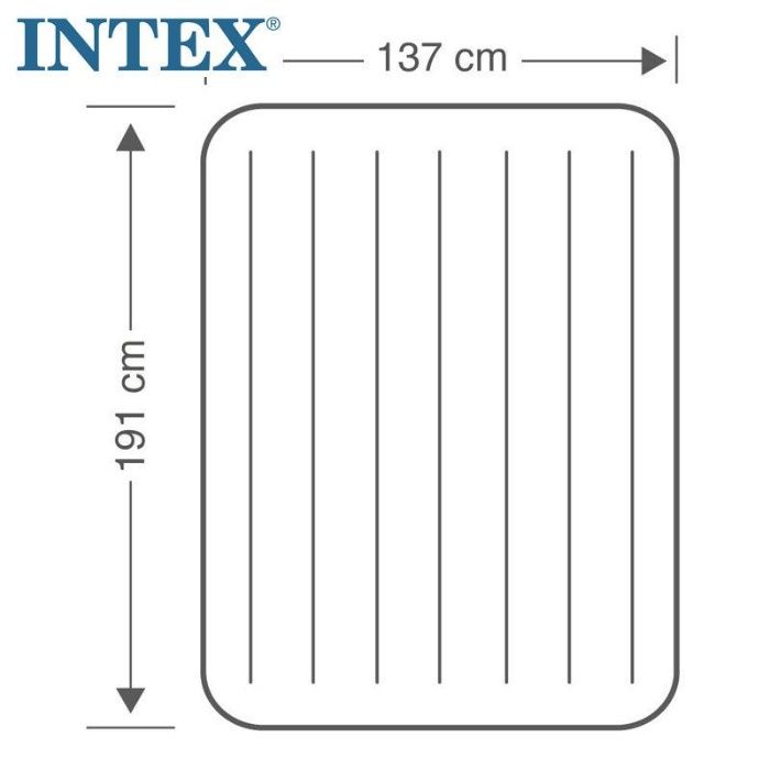 Надуваем матрак Intex