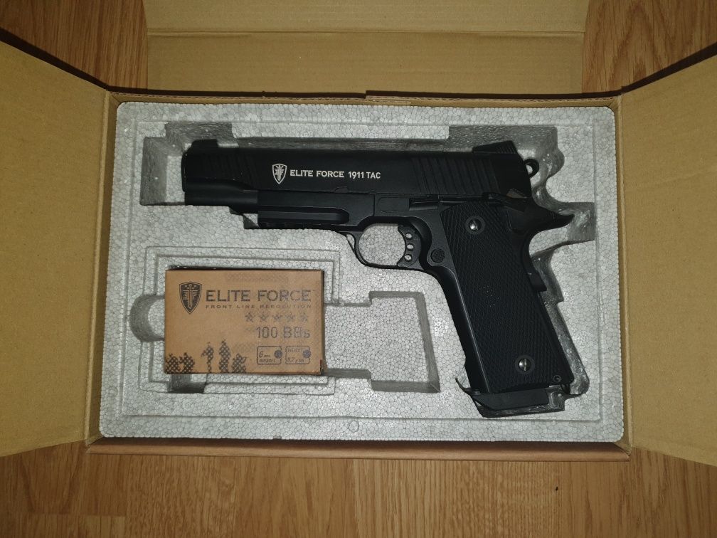 Pistol Colt 1911 Tactical Elite Force Airsoft Full Metal