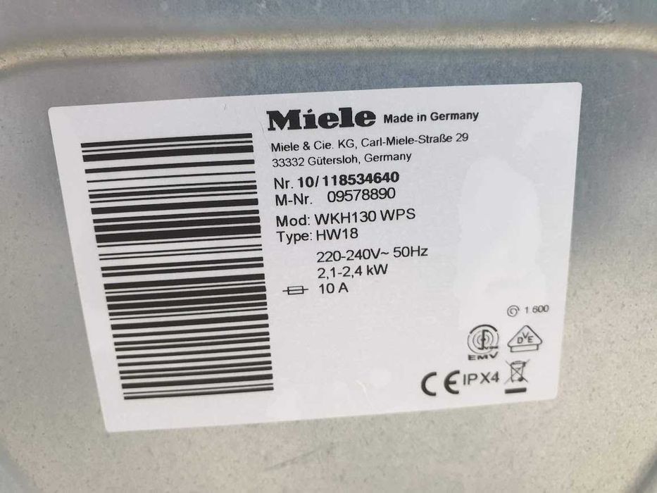 Miele Пералня - 1600rpm - TwinDos - PowerWash - Миеле 12м Гаранция