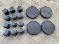 Set capace piulite prezoane + centru jante janta roata Dacia 1300 1310