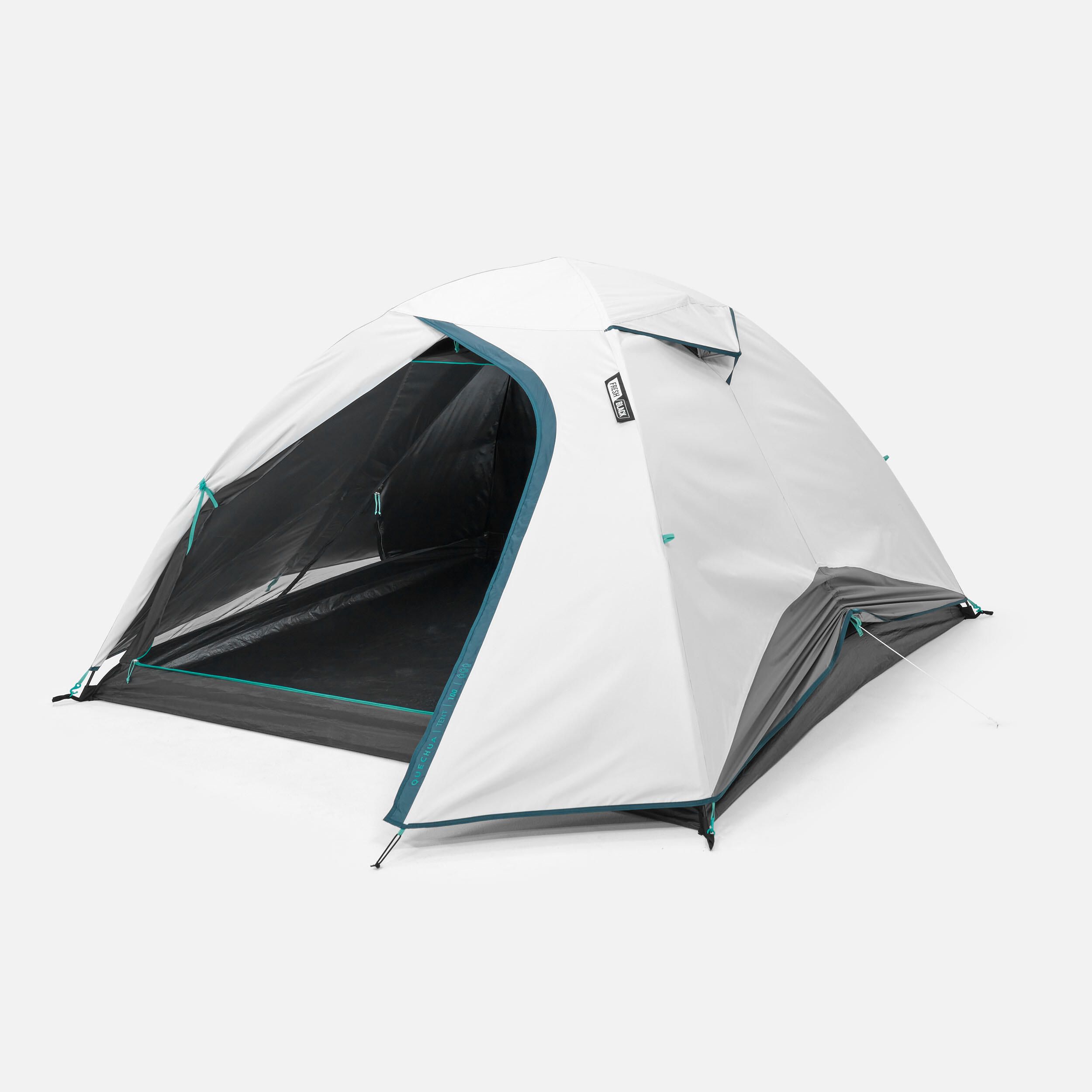 Cort Camping Mh100 Fresh & Black 3 - produs resigilat (nou) Decathlon