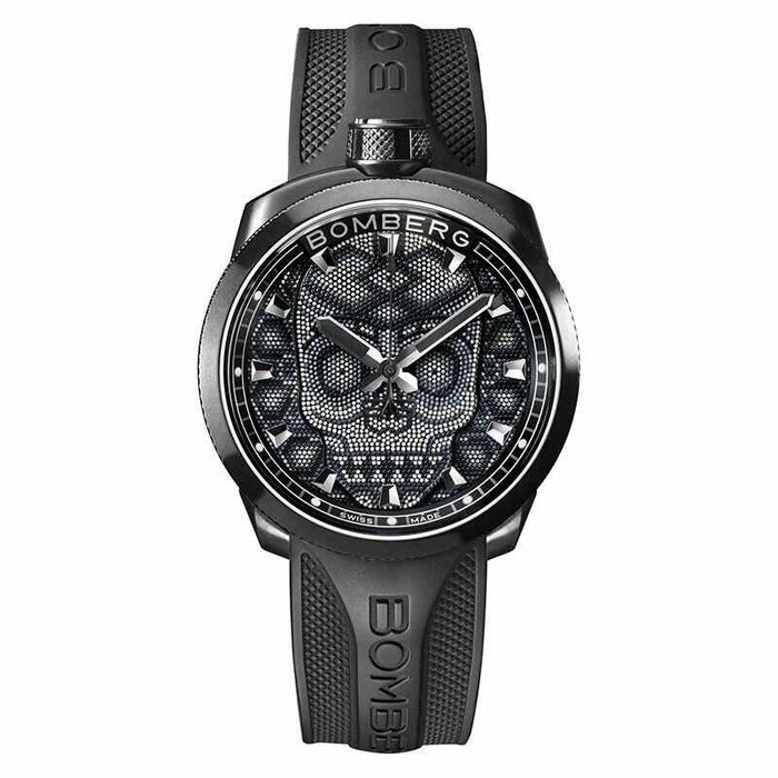 Часовник BOMBERG BOLT-68 Skull Pearl BS45GMTPBA Quartz Men's Watch