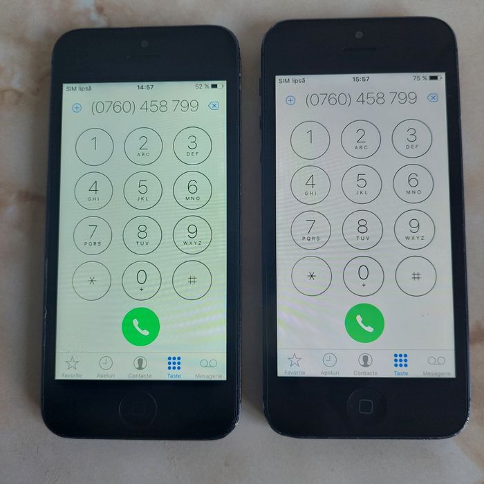 Vând 2x Apple iPhone 5 Neverlocked cu câte un defect //poze reale