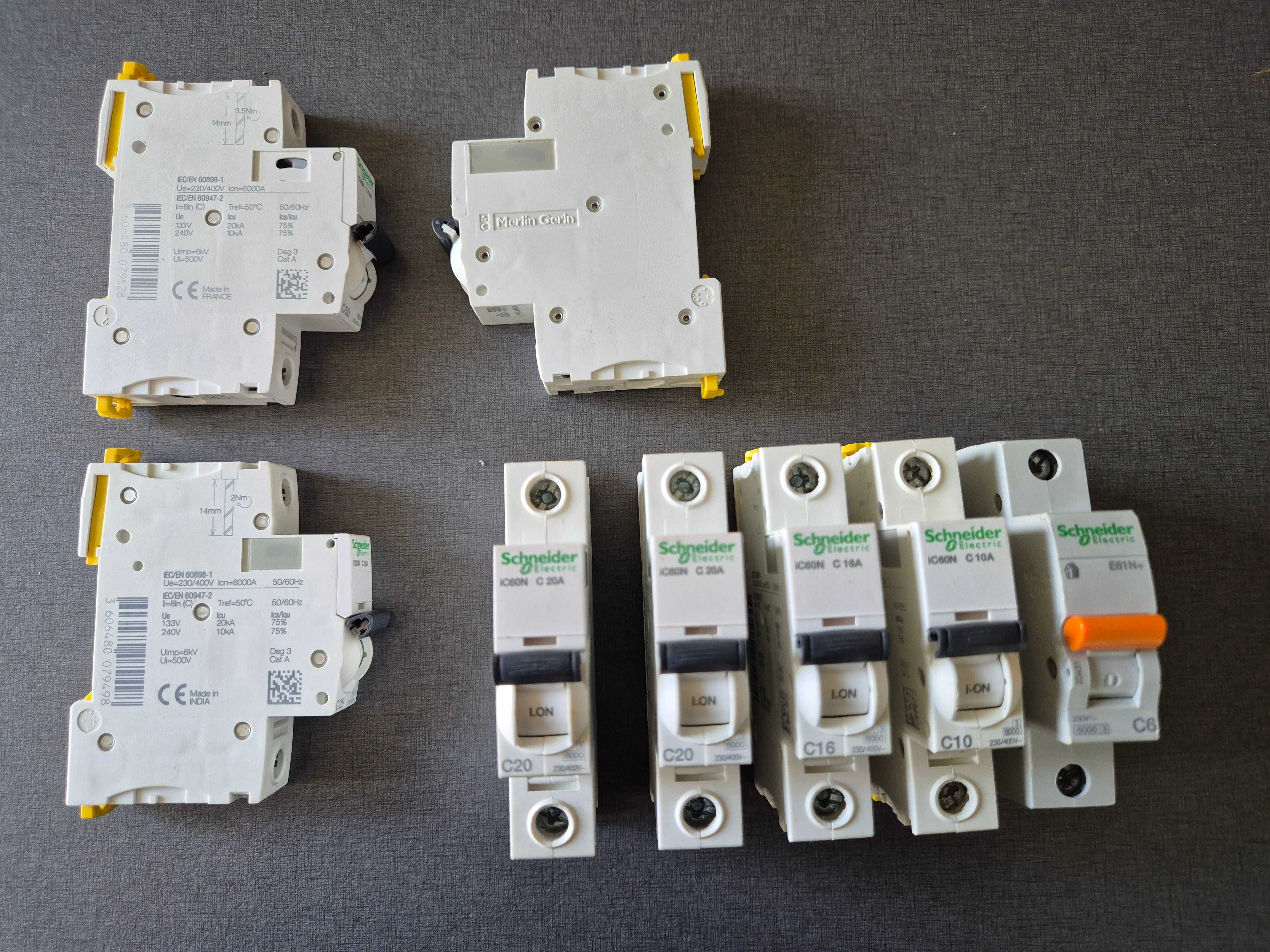 Автоматични предпазители висок клас Schneider ACTI 9 IC60N 1P