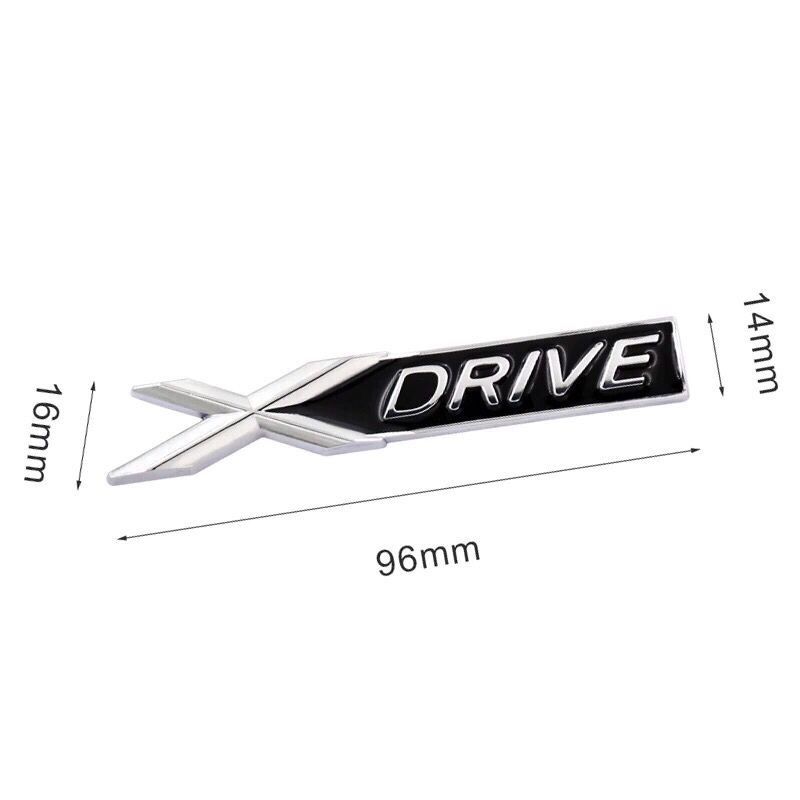 Emblema Sticker logo grila bord Xdrive BMW M Performance aluminiu X5 6