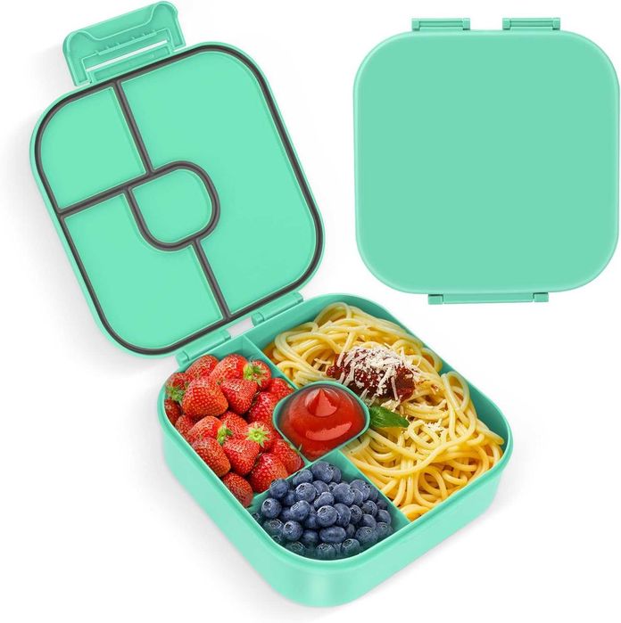 Bento Box, Кутия за обяд с 4 отделения, 800мл матирана и непропусклива