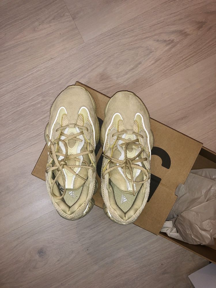 adidas Yeezy 500 Super Moon Yellow  size: 40 2/3