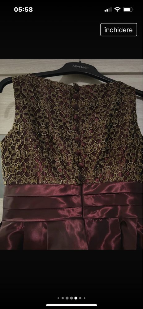 Rochie de ocazie agnes toma marimea 36