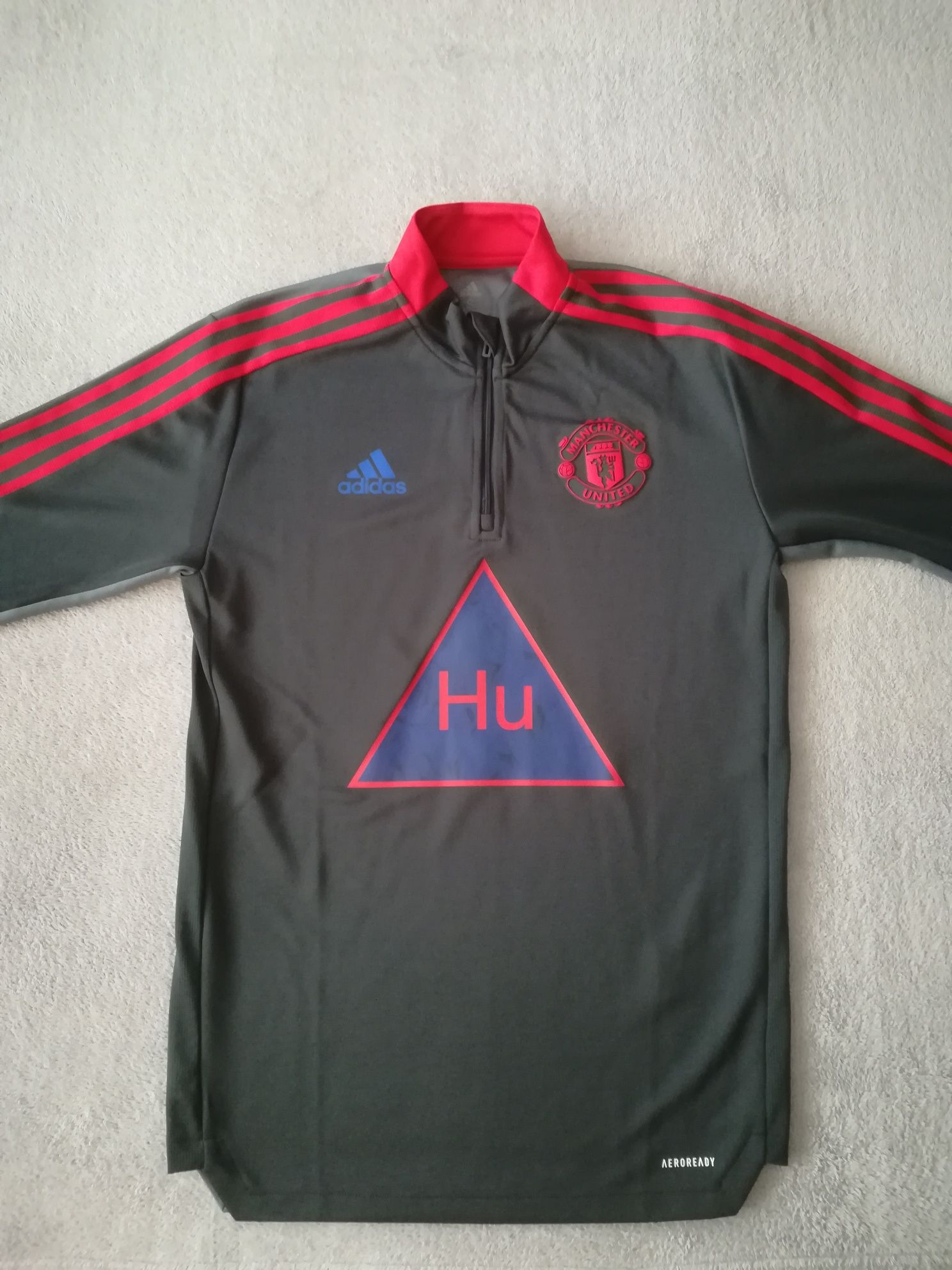 2020-21 Manchester United adidas Human Race 1/4 Zip Training Top