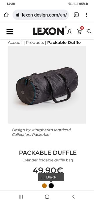 Vand geanta pliabila Lexon noua