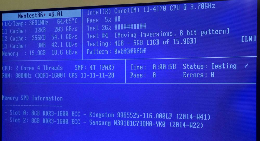 memorie DDR3 kit 16GB ECC 2x8GB HP gen G8 PC3-12800E kingston samsung