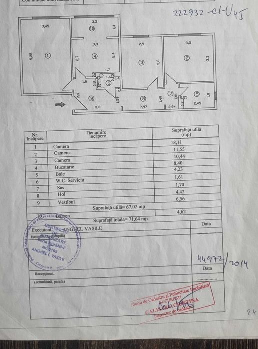 Apart. 3 cam. Crangasi, 1/4, 4 min Metrou, Renovat Complet, Mobilat