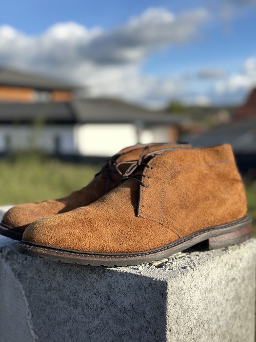 Ghete bărbați Allen Edmonds Katmai mărime 43.5 27.5 cm piele intoarsa