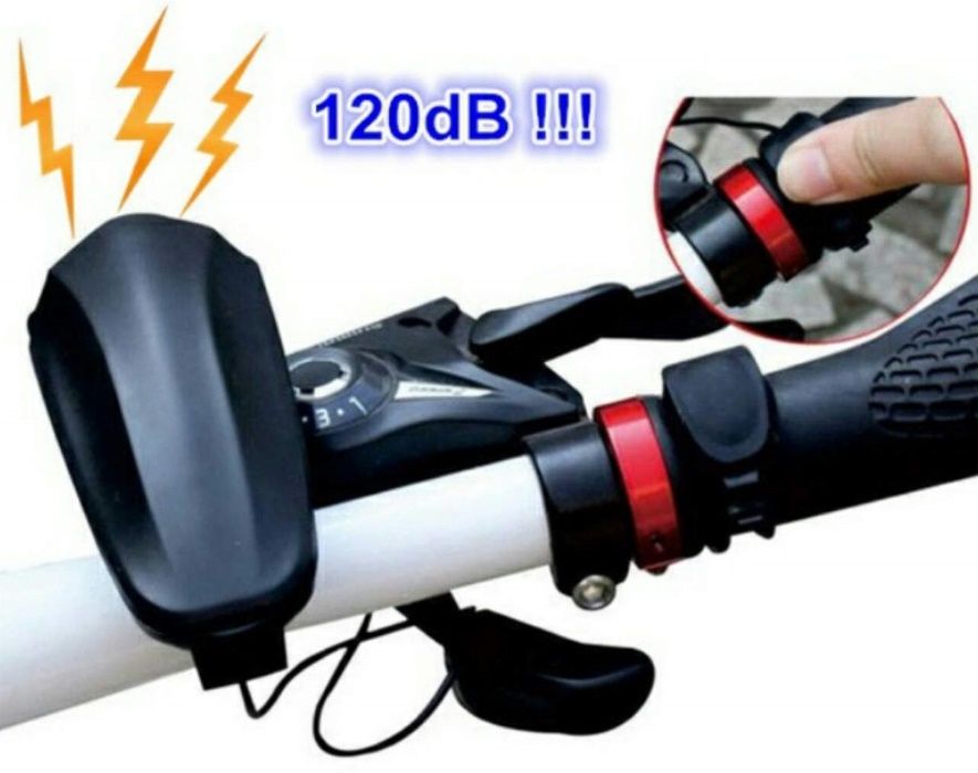 Lanterna/far trotineta bicicleta si claxon puternic incarcare USB