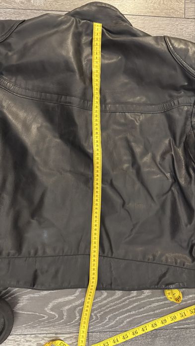 Мото яке от естествена кожа