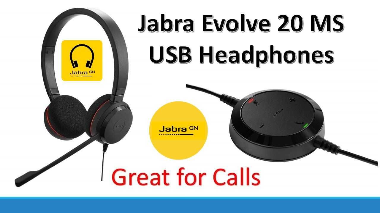 Слушалки Jabra EVOLVE 20 MS Stereo USB