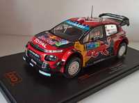 Macheta Citroen C3 WRC Ogier Rally Mexico 2019 - IXO Premium 1/24