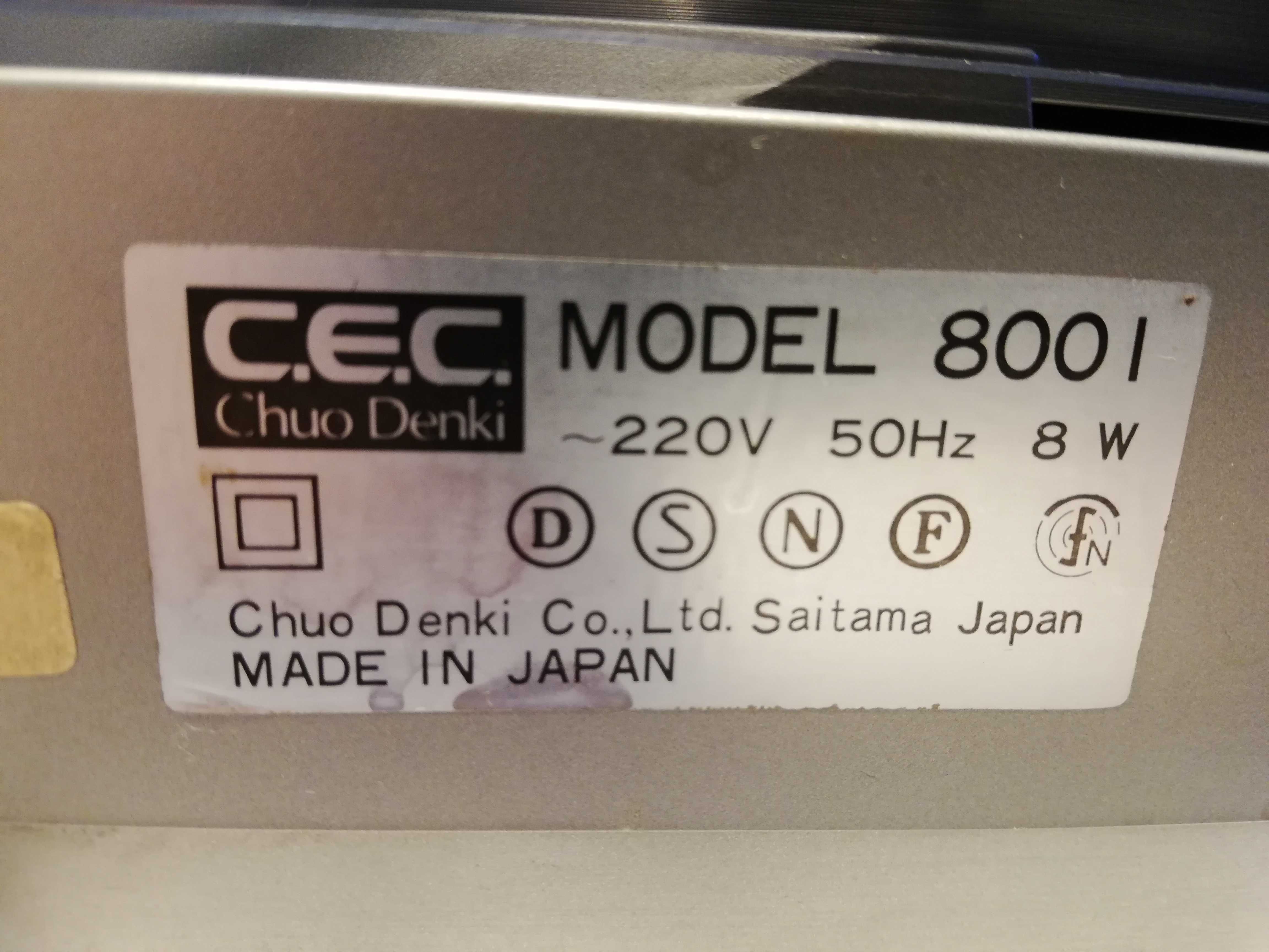 Pick up CEC CHUO DENKI model 8001 - Rar/Japan/Perfect