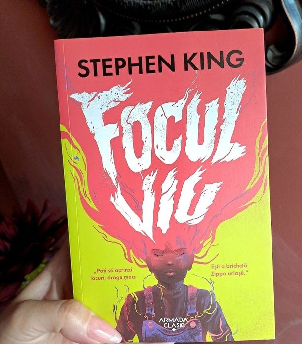 Stephen King thriller horror suspans carte Focul viu