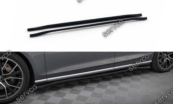 Pachet Body prelungiri kit lip tuning Audi A8 D5 2017-2021 v1 Maxton