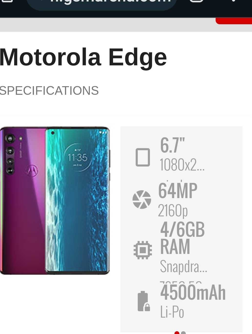 Moto Edge 256 gb