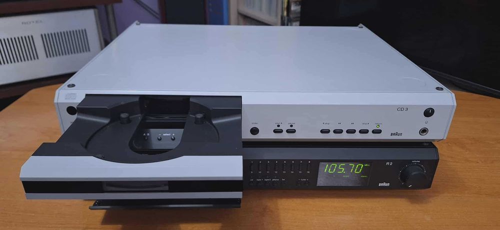 Amplituner Braun R2 + CD Braun CD3 Defect NU Citeste
