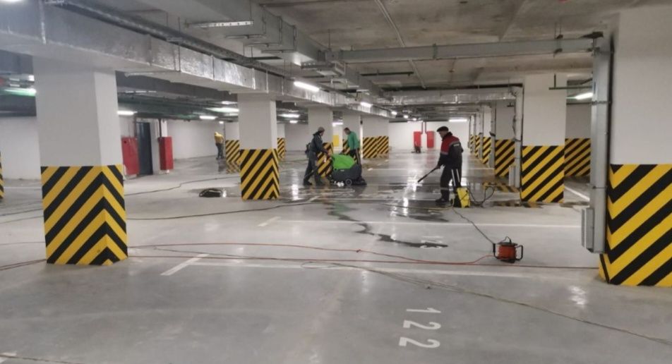 Мойка паркинга и других помещений