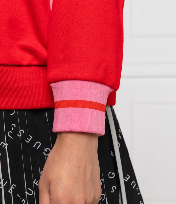 GUESS оригинален суитшърт с дълъг ръкав и щампа