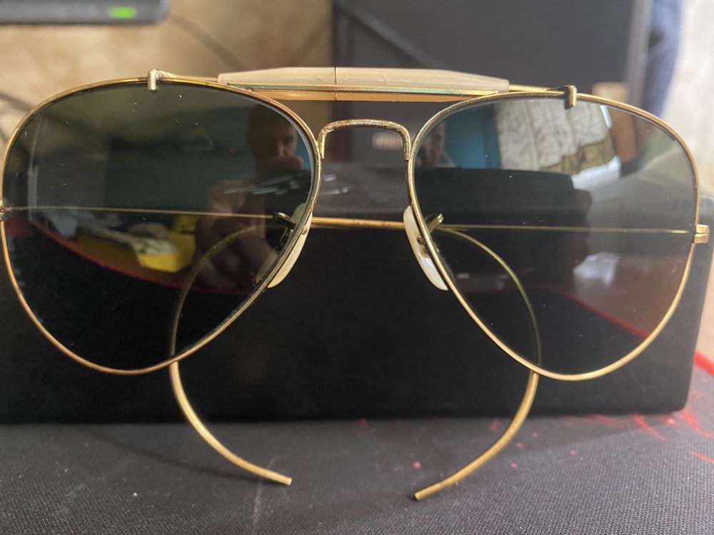 B&L Ray Ban Outdoorsman Aviator 58-14