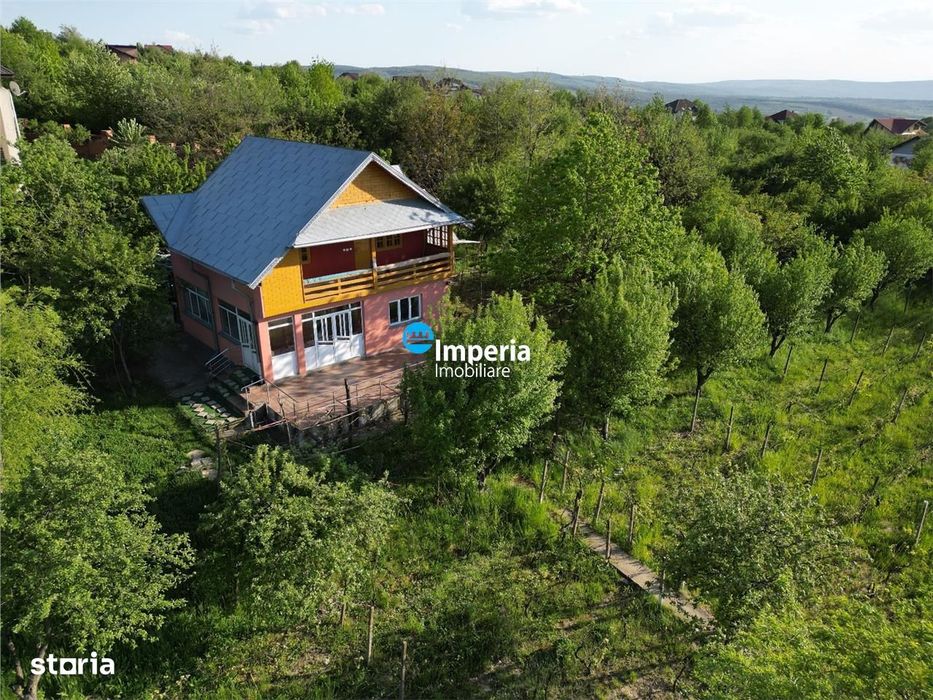 Casa deosebita in mijlocul naturii, cu teren generos si priveliste pan
