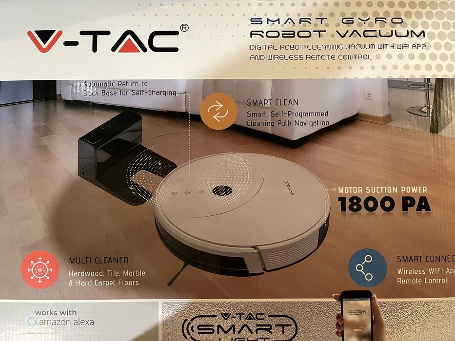 Робот прахосмукачка V-TAC Smart 8650