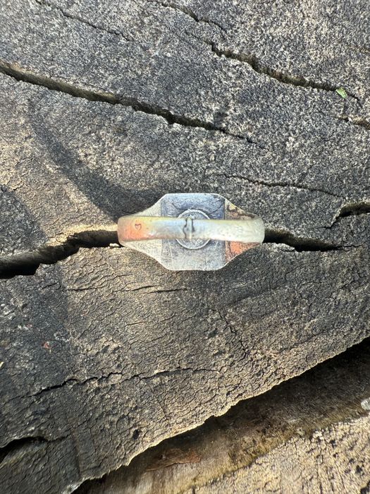 Inel cu intitale/signet ring din sec 19