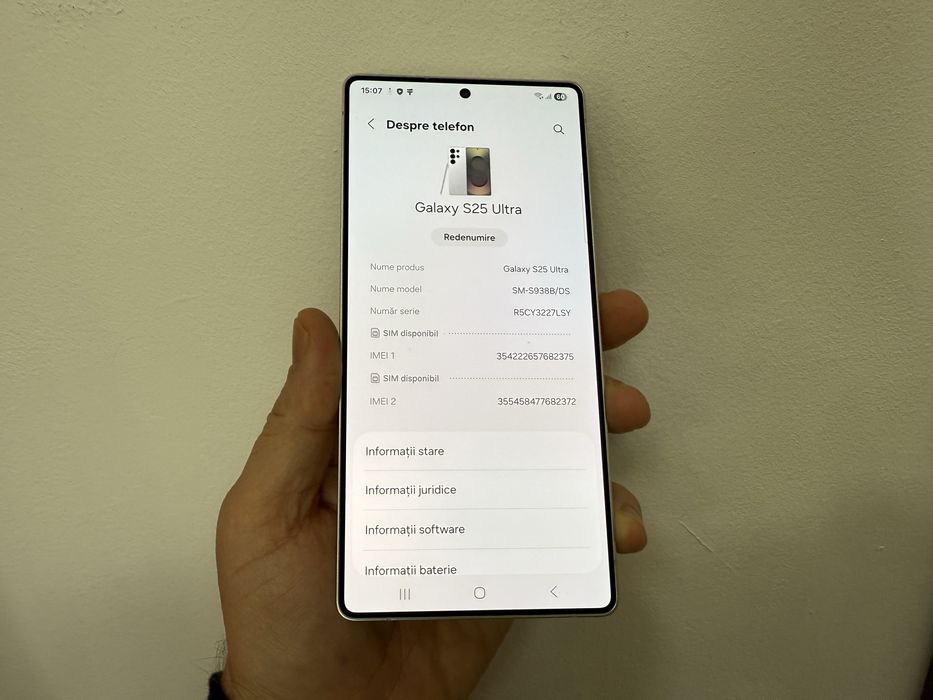 Samsung Galaxy S25 Ultra, 256GB, 12GB RAM, 5G, Titanium Black