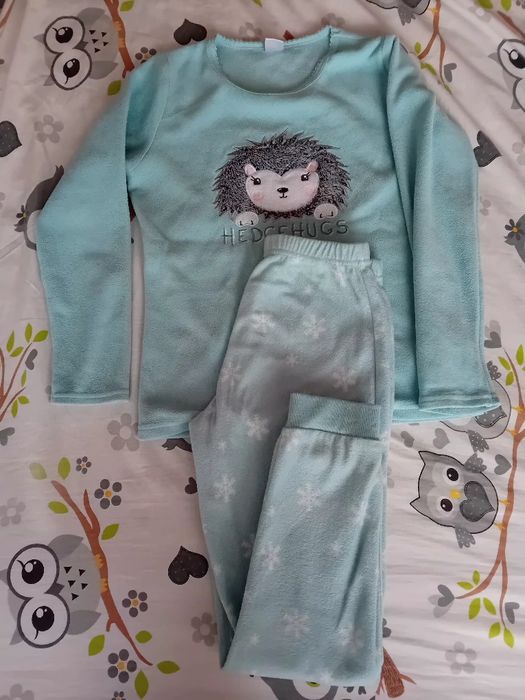 Pijama fleece 7-8 ani