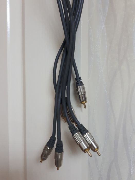 Аудио кабель RCA "колокольчики"