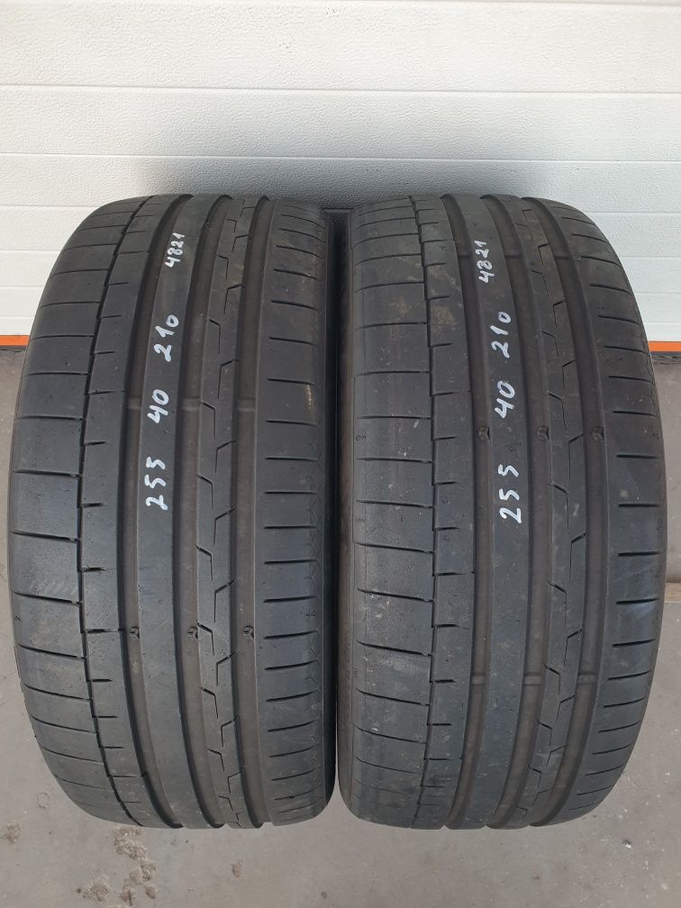 Летни гуми 2 броя CONTINENTAL SportContact6 255 40 R21 дот 4821
